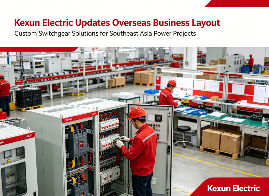 Kexun Electric သည် 2026 အရှေ့တောင်အာရှလျှပ်စစ်ဓာတ်အားစီမံကိန်းလိုအပ်ချက်အတွက် Overseas Switchgear Solutions ကို အကောင်းဆုံးဖြစ်အောင်လုပ်ဆောင်သည်
